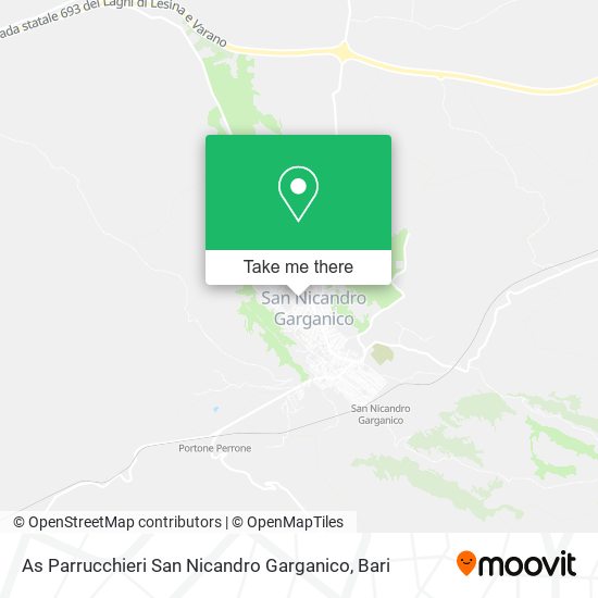 As Parrucchieri San Nicandro Garganico map
