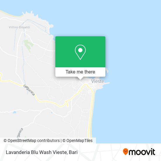 Lavanderia Blu Wash Vieste map