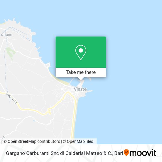 Gargano Carburanti Snc di Calderisi Matteo & C. map