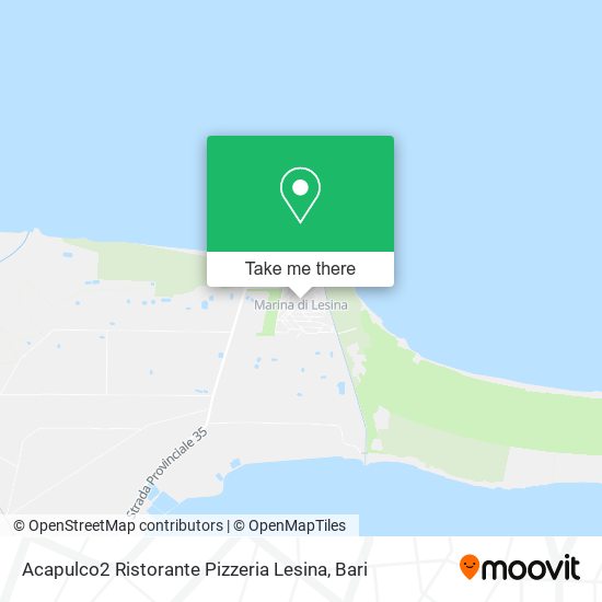 Acapulco2 Ristorante Pizzeria Lesina map
