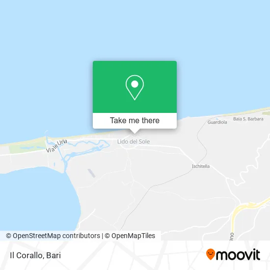 Il Corallo map