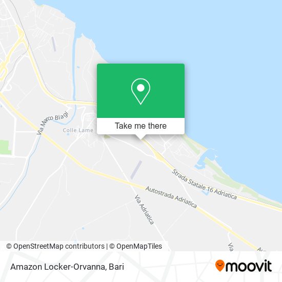 Amazon Locker-Orvanna map
