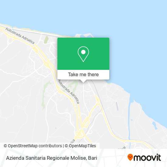 Azienda Sanitaria Regionale Molise map