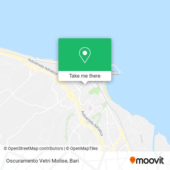 Oscuramento Vetri Molise map