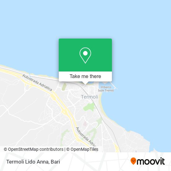 Termoli Lido Anna map