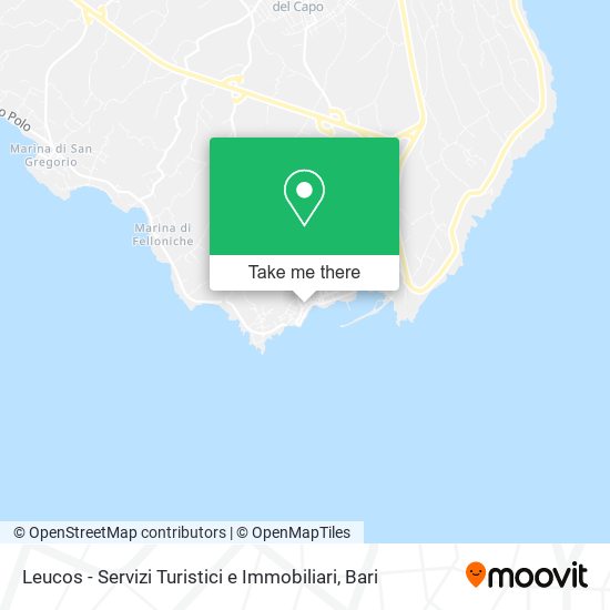 Leucos - Servizi Turistici e Immobiliari map