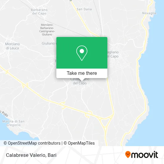 Calabrese Valerio map