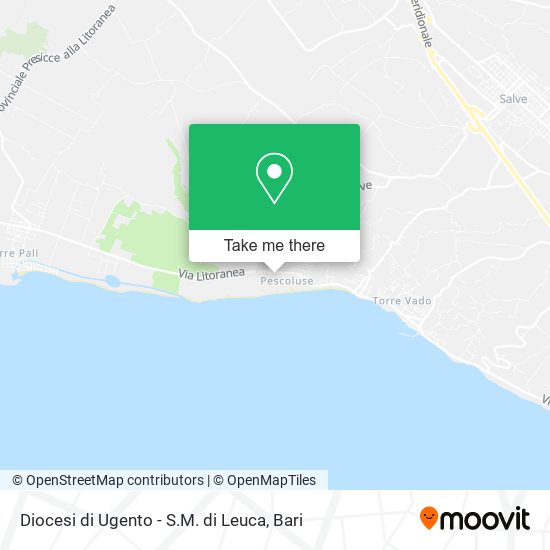 Diocesi di Ugento - S.M. di Leuca map