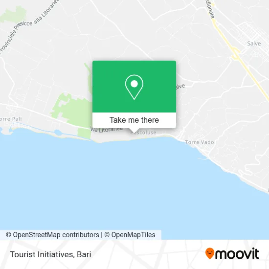 Tourist Initiatives map