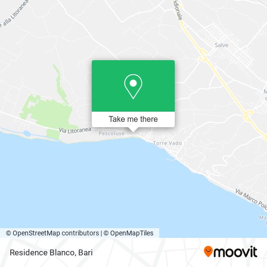 Residence Blanco map