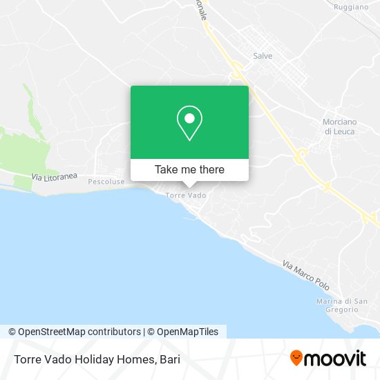 Torre Vado Holiday Homes map