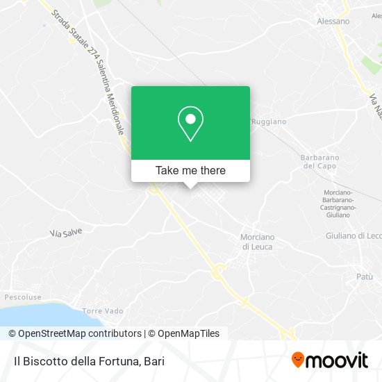 Il Biscotto della Fortuna map