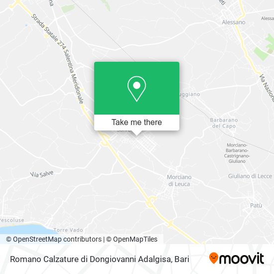 Romano Calzature di Dongiovanni Adalgisa map