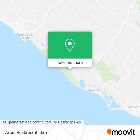 Artas Restaurant map