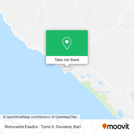 Ristorante Exedra - Torre S. Giovanni map