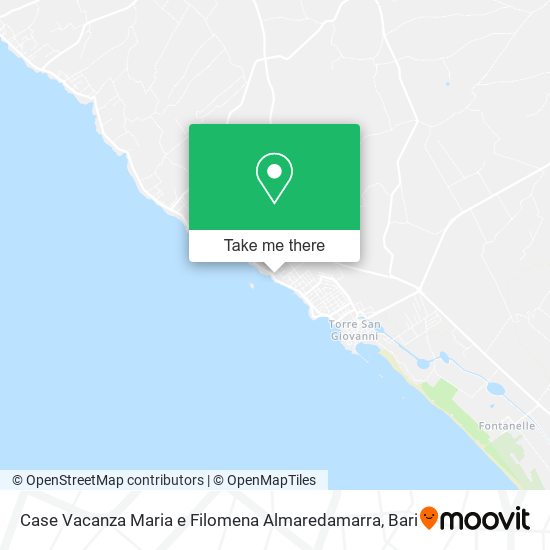 Case Vacanza Maria e Filomena Almaredamarra map