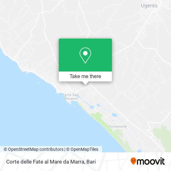 Corte delle Fate al Mare da Marra map