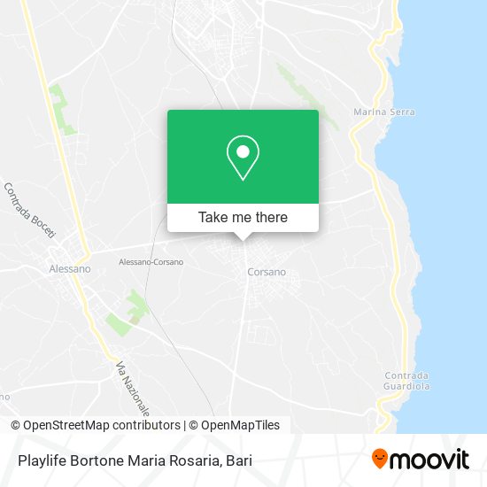 Playlife Bortone Maria Rosaria map