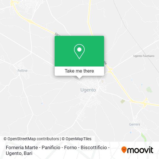 Forneria Marte - Panificio - Forno - Biscottificio - Ugento map