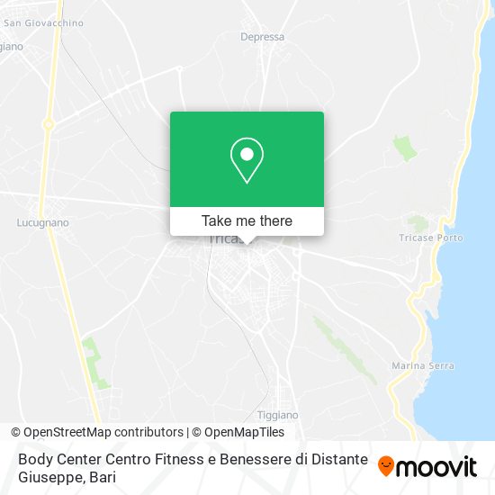 Body Center Centro Fitness e Benessere di Distante Giuseppe map
