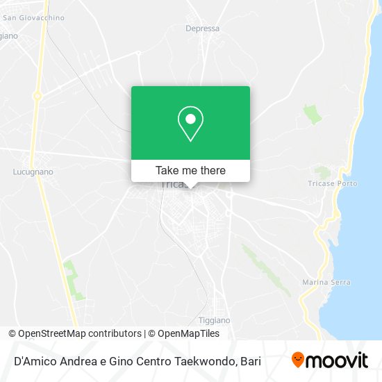D'Amico Andrea e Gino Centro Taekwondo map