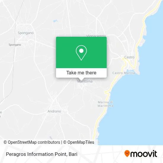 Peragros Information Point map