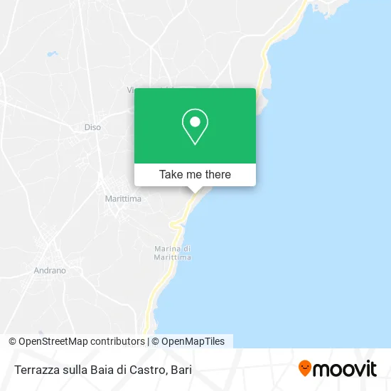 Terrazza sulla Baia di Castro map