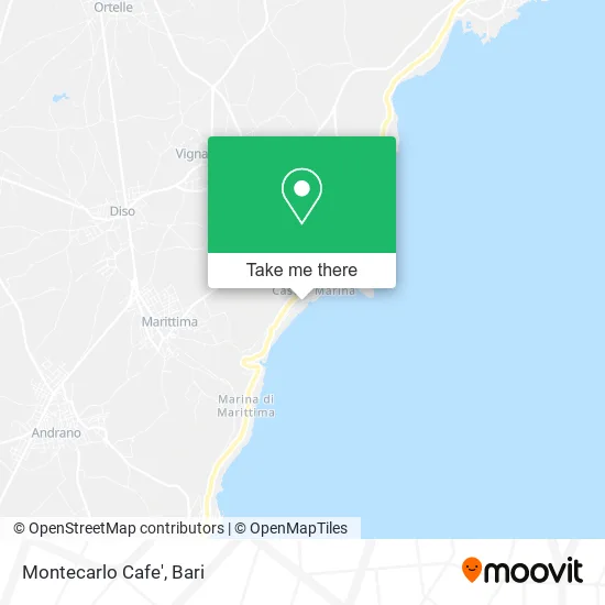 Montecarlo Cafe' map