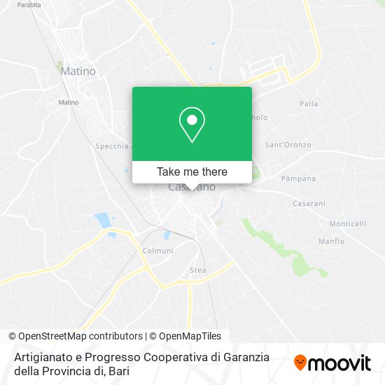 Artigianato e Progresso Cooperativa di Garanzia della Provincia di map