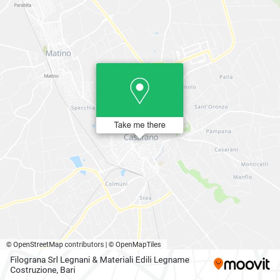 Filograna Srl Legnani & Materiali Edili Legname Costruzione map