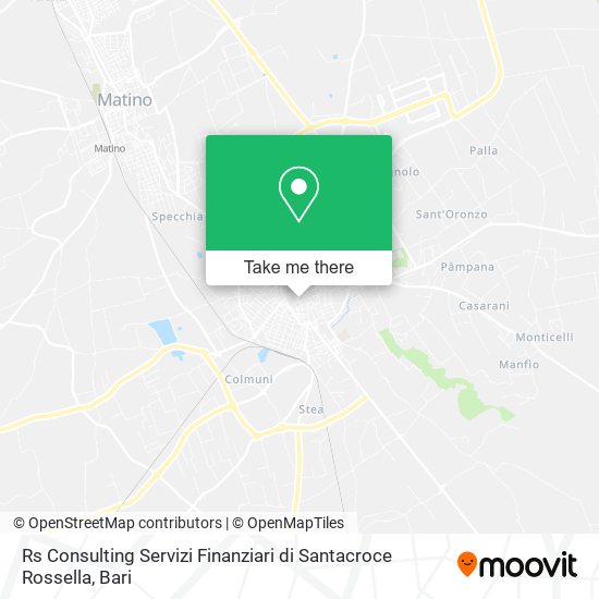 Rs Consulting Servizi Finanziari di Santacroce Rossella map