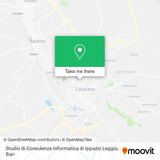 Studio di Consulenza Informatica di Ippazio Leggio map