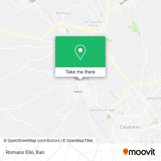 Romano Elio map