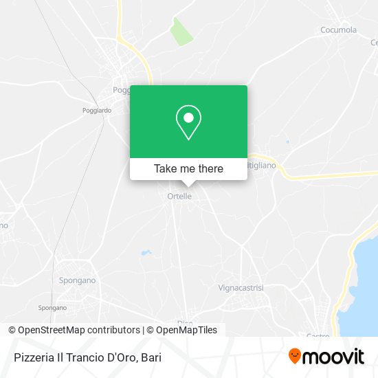 Pizzeria Il Trancio D'Oro map