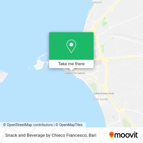 Snack and Beverage by Chieco Francesco map