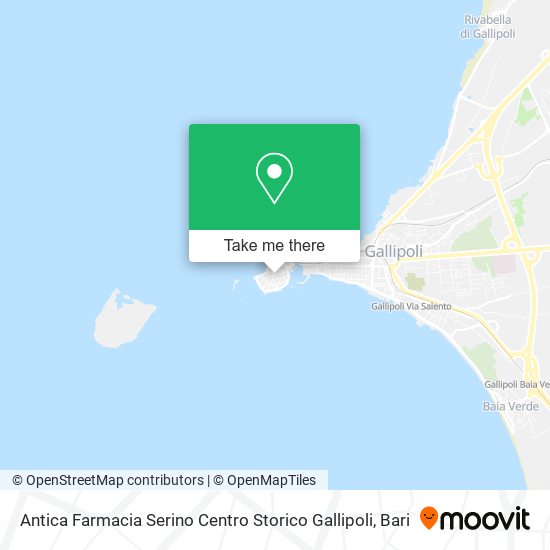 Antica Farmacia Serino Centro Storico Gallipoli map