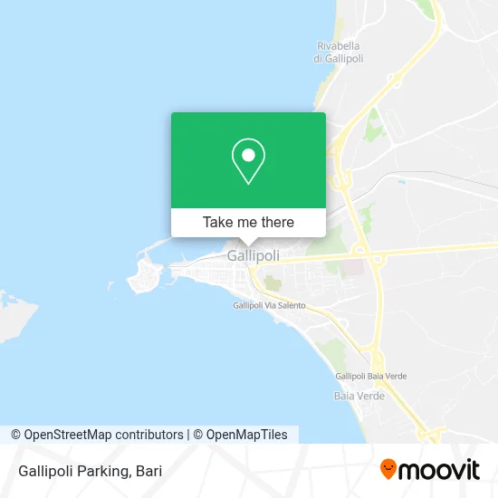 Gallipoli Parking map