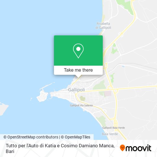 Tutto per l'Auto di Katia e Cosimo Damiano Manca map