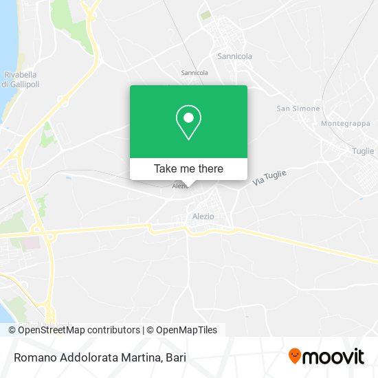 Romano Addolorata Martina map