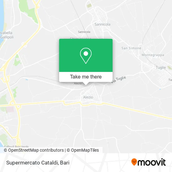 Supermercato Cataldi map