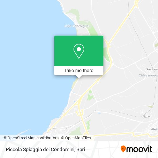 Piccola Spiaggia dei Condomini map