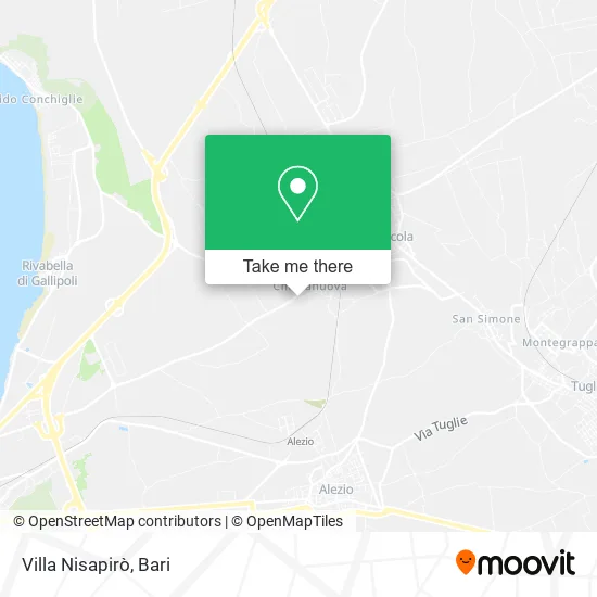 Villa Nisapirò map