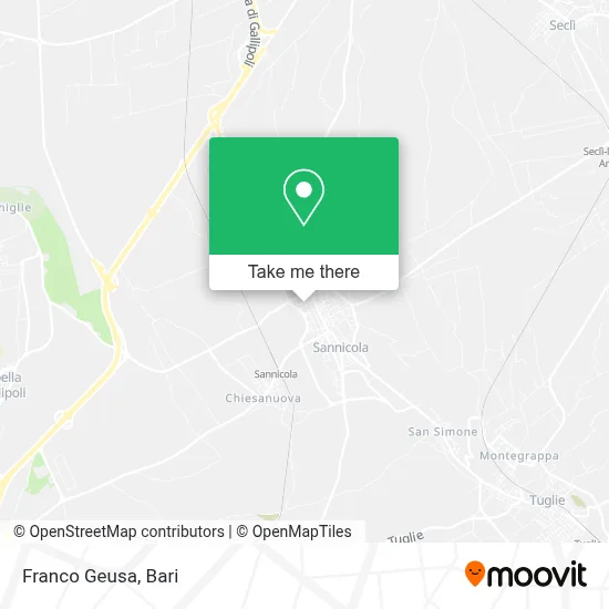 Franco Geusa map