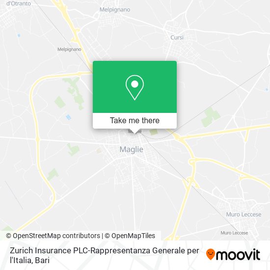 Zurich Insurance PLC-Rappresentanza Generale per l'Italia map