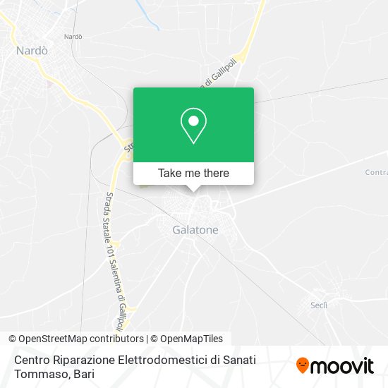 Centro Riparazione Elettrodomestici di Sanati Tommaso map