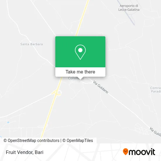 Fruit Vendor map
