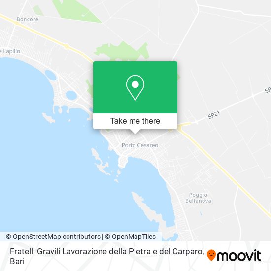 Fratelli Gravili Lavorazione della Pietra e del Carparo map