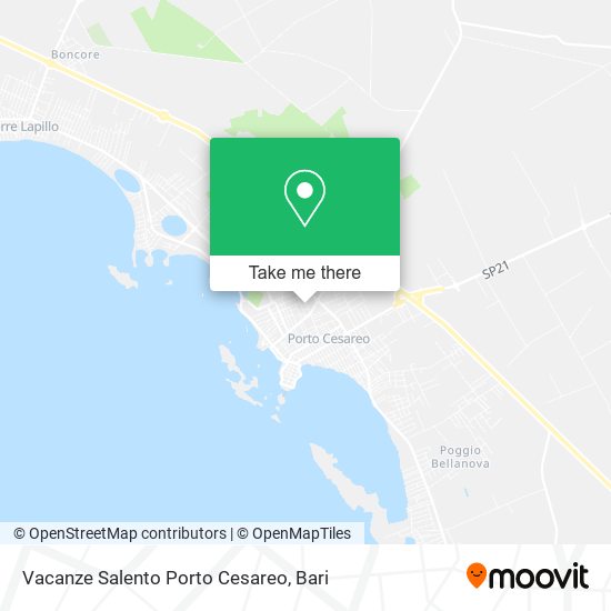 Vacanze Salento Porto Cesareo map