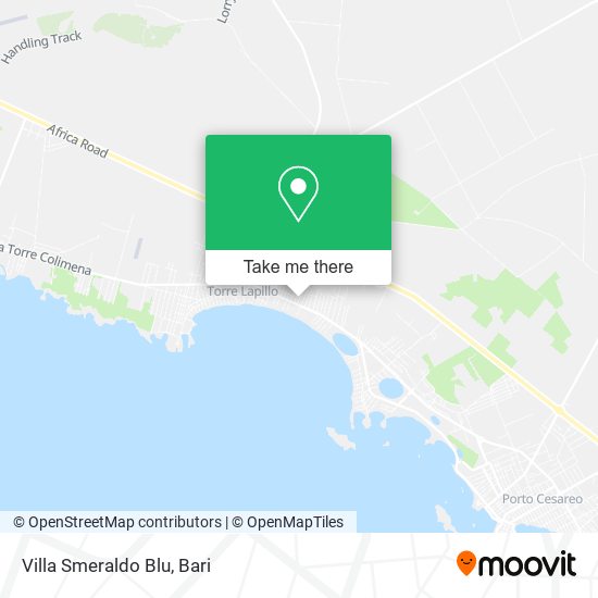 Villa Smeraldo Blu map