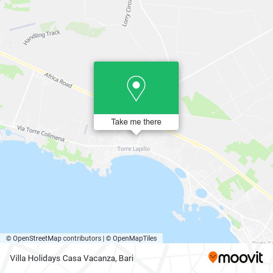 Villa Holidays Casa Vacanza map